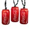 Kurt Adler 10 Red Blow Mold Classic Coca-Cola Can Party Christmas Lights - 9 ft Green Wire